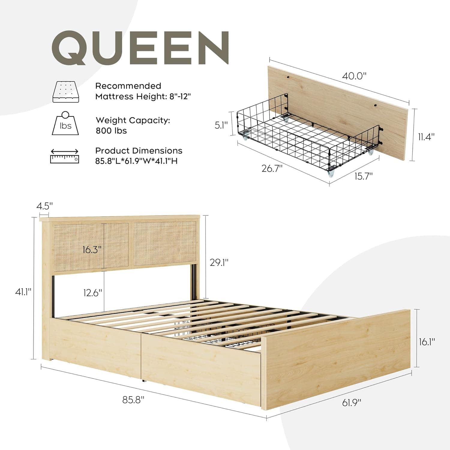 Queen Bed Frame
