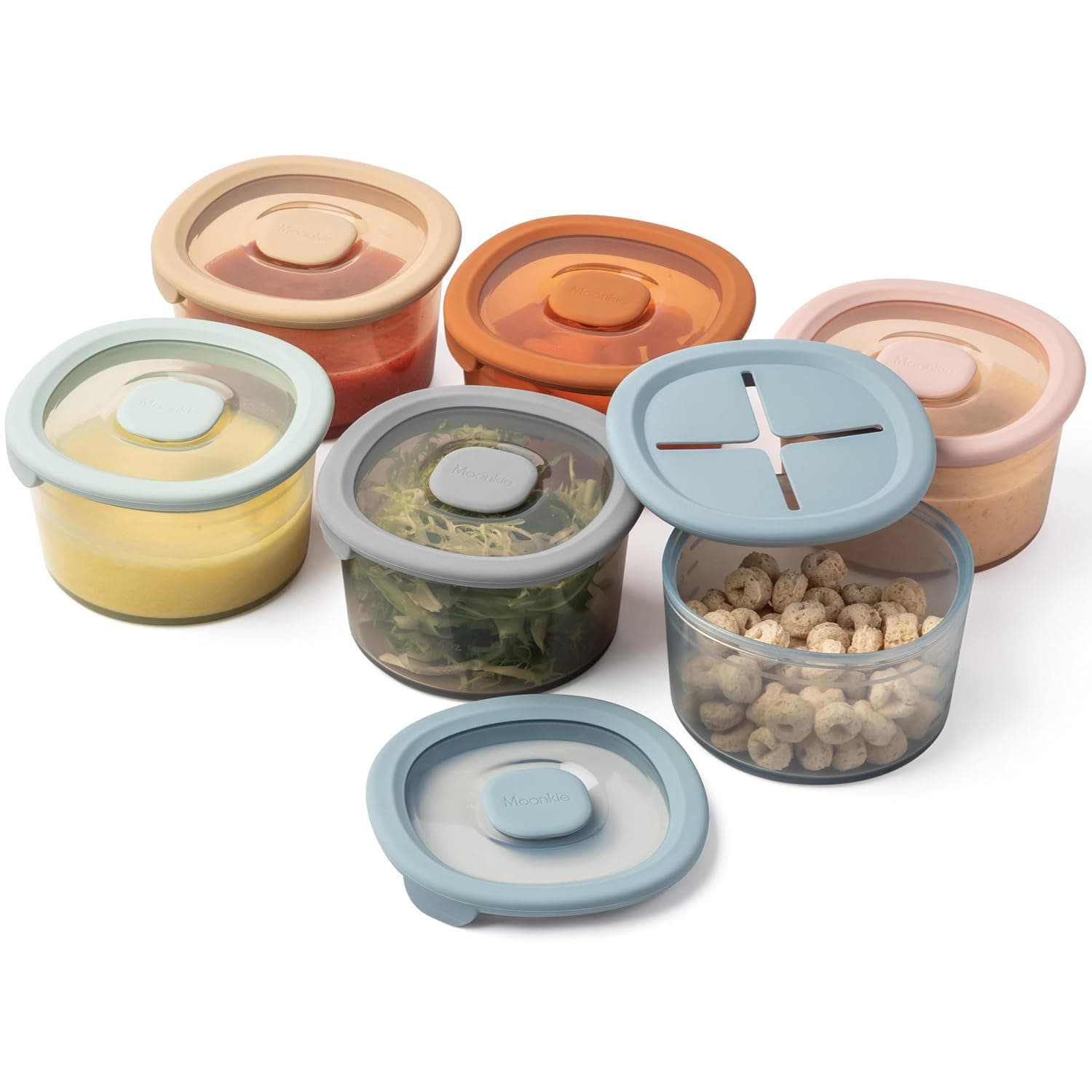 Silicone Snack Containers 6-Pack