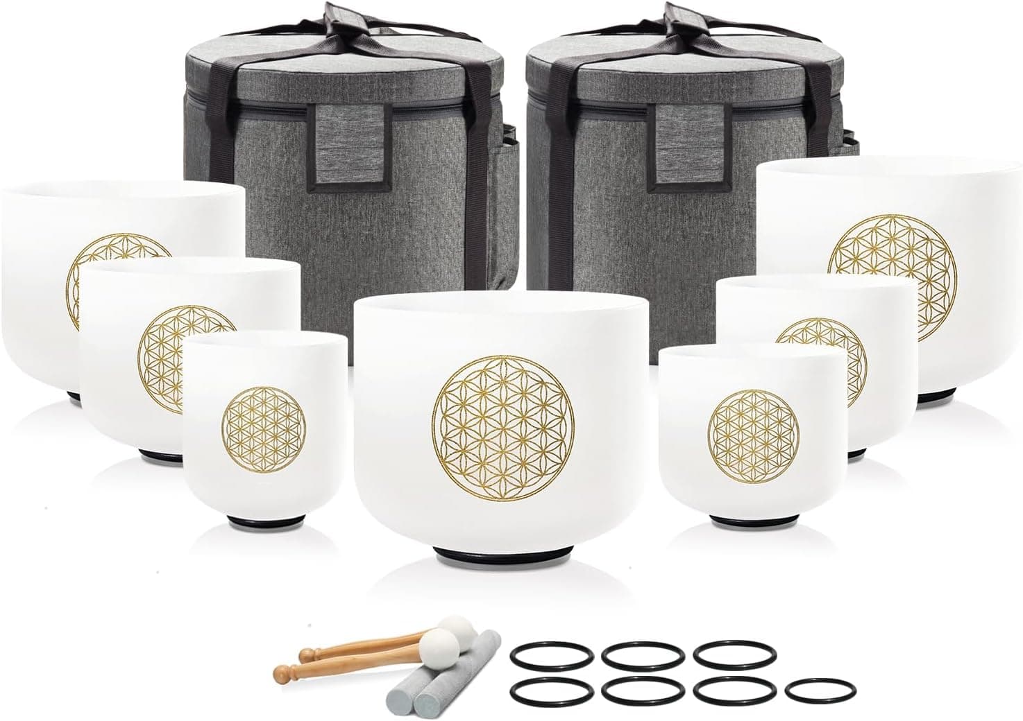 Flower of Life Sound Bowl Set